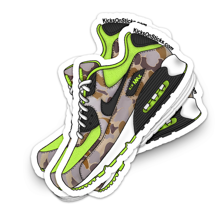 Air Max 90 "Green Duck Camo" Sneaker Sticker