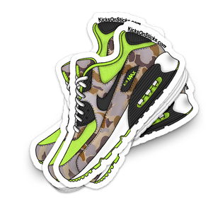Air Max 90 "Green Duck Camo" Sneaker Sticker