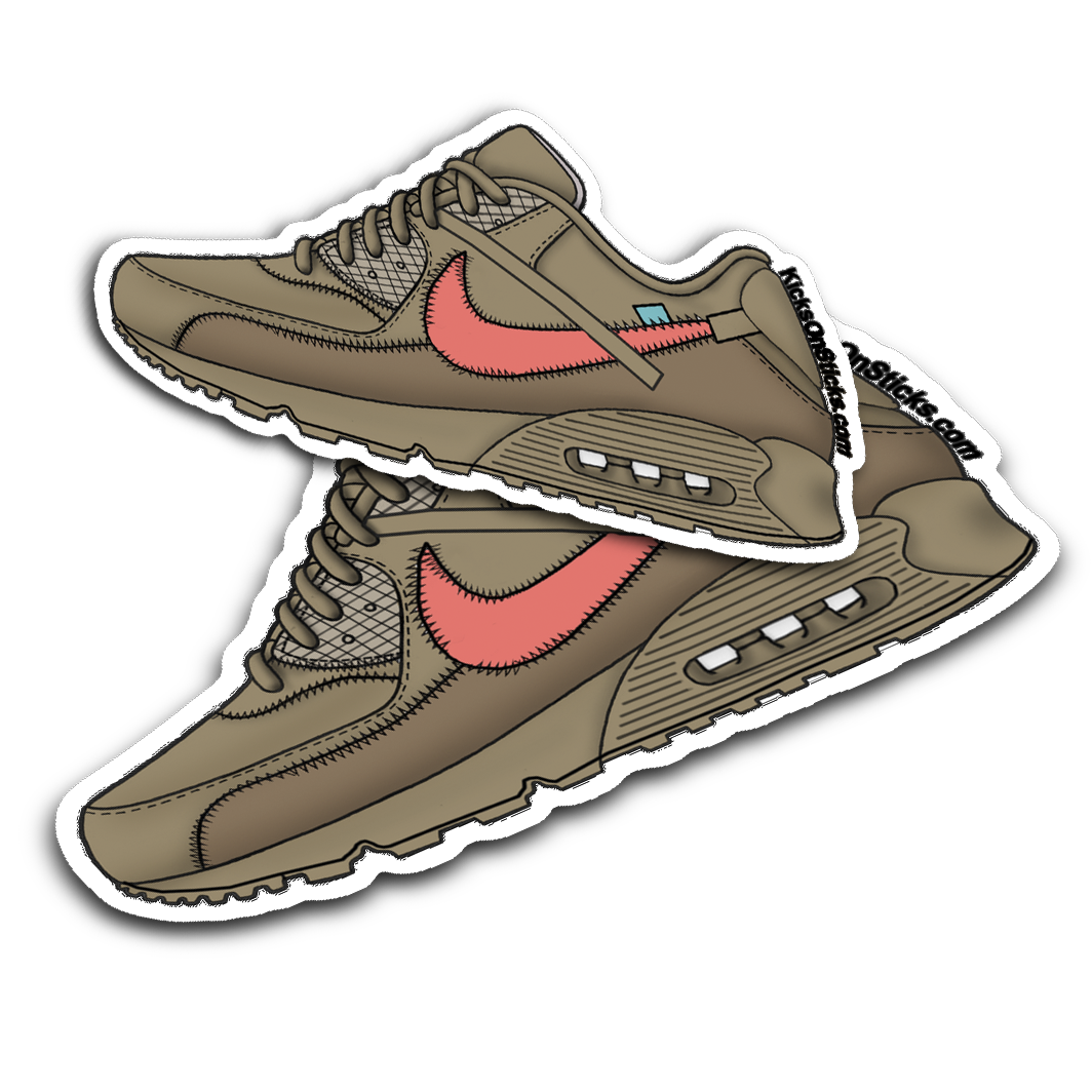 Air Max 90 Off-White "Desert Ore" Sneaker Sticker