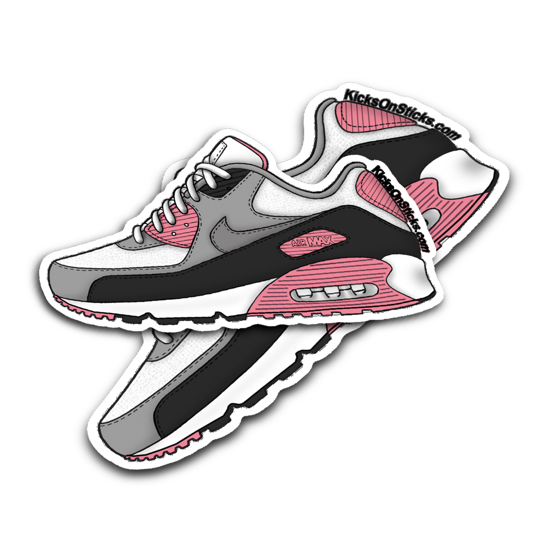 Air Max 90 "Recraft Rose Pink" Sneaker Sticker