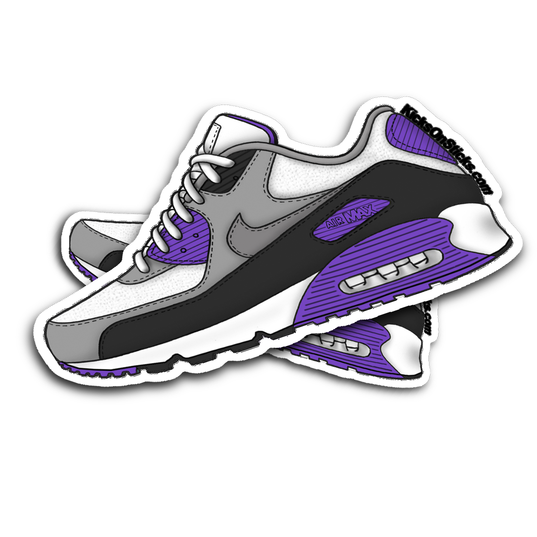 Air Max 90 "Recraft Purple" Sneaker Sticker