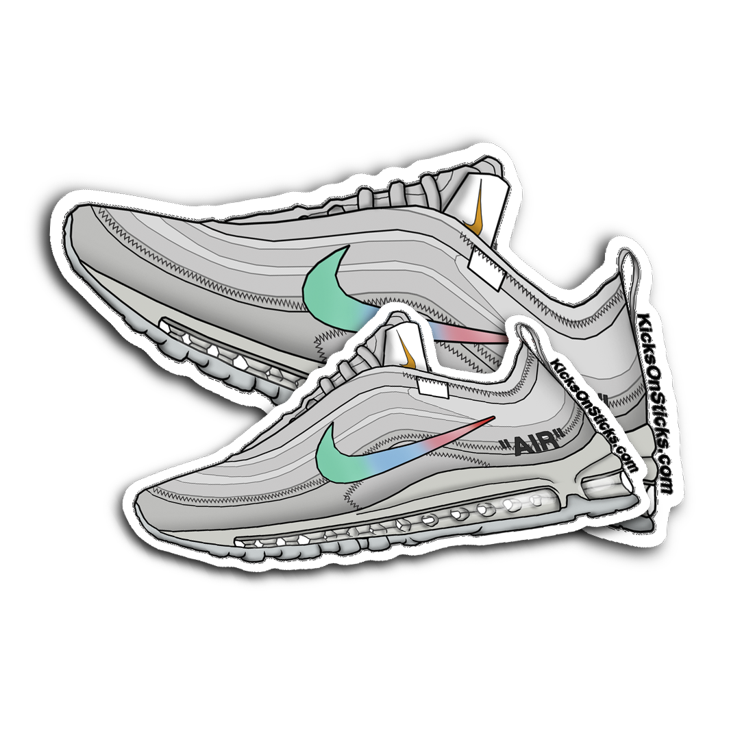 Air Max 97 Off-White "Menta" Sneaker Sticker