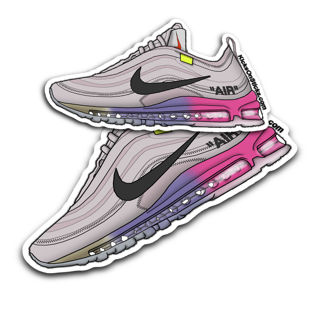 Air Max 97 Off White Serena Sneaker Sticker