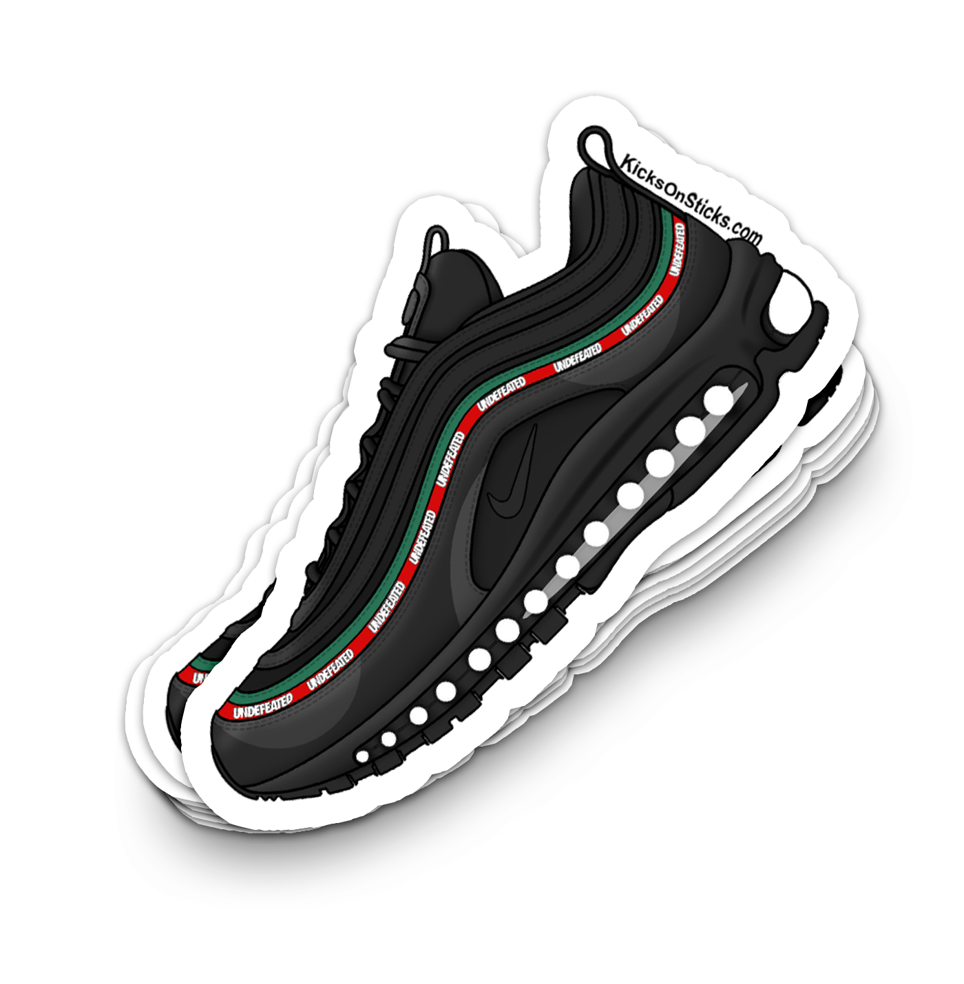 Air Max 97 "UNDFTD Black" Sneaker Sticker