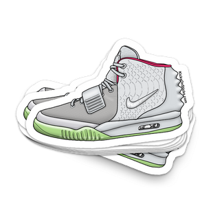 Air Yeezy 2 "Platinum" Sneaker Sticker