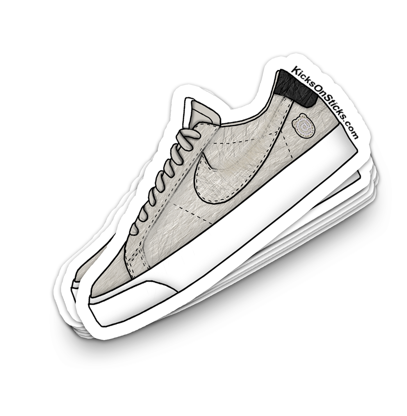 SB Blazer Low "Medicom Toy" Sneaker Sticker
