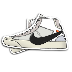 Blazer Off White "White" Sneaker Sticker