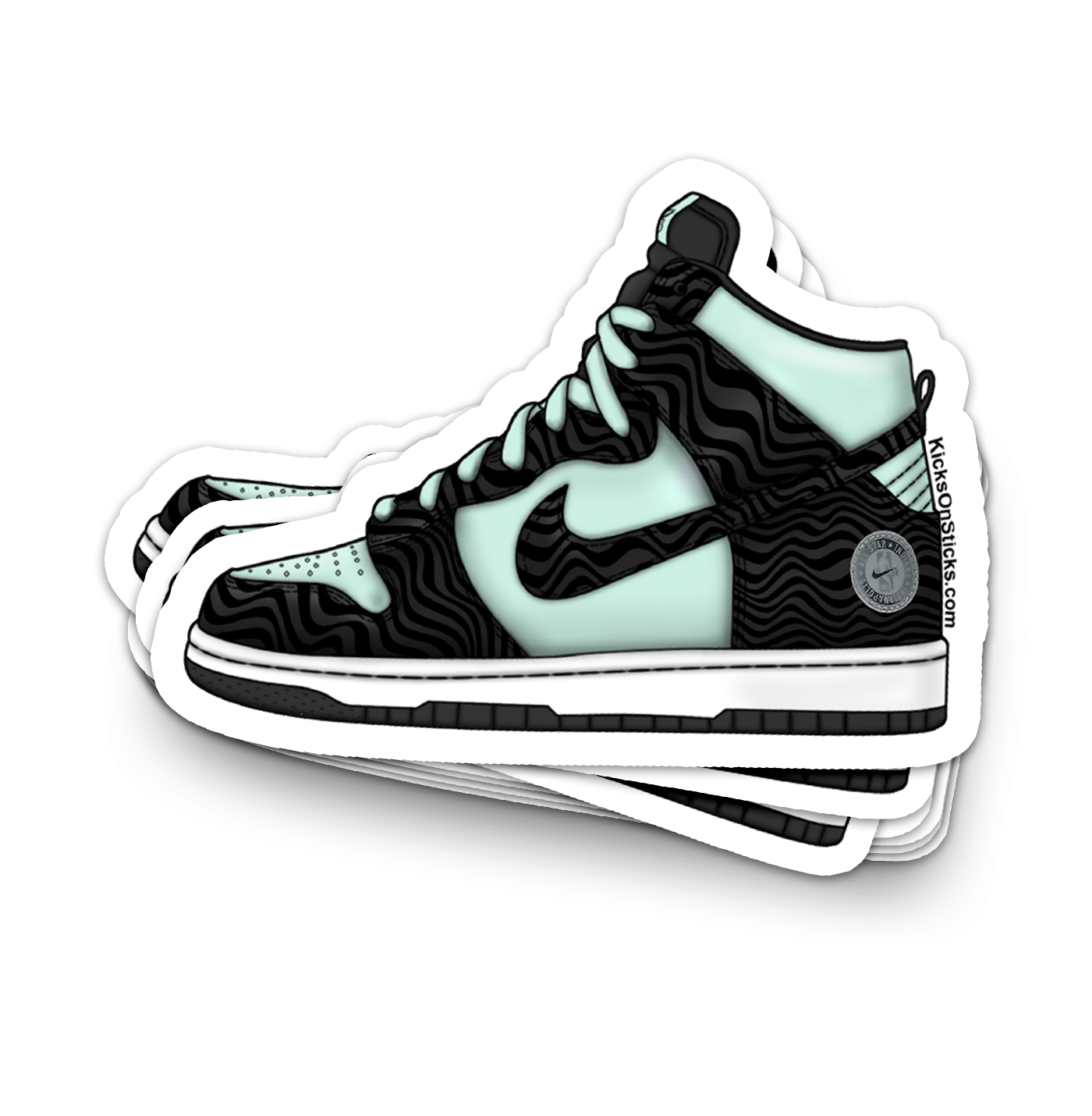 Dunk High "All Star '21" Sneaker Sticker