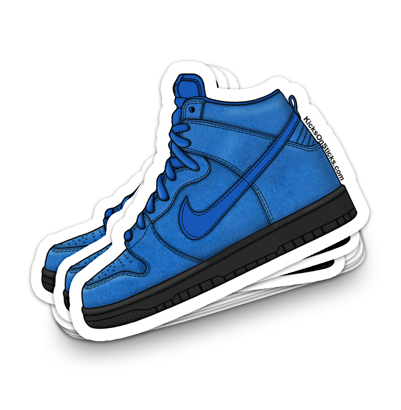 SB Dunk High "Blue Eiffel" Sneaker Sticker