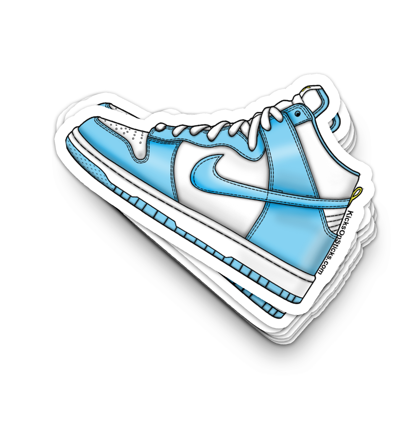 Dunk High "Blue Chill" Sneaker Sticker