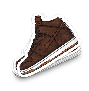 Dunk High "Burnished Leather" Sneaker Sticker