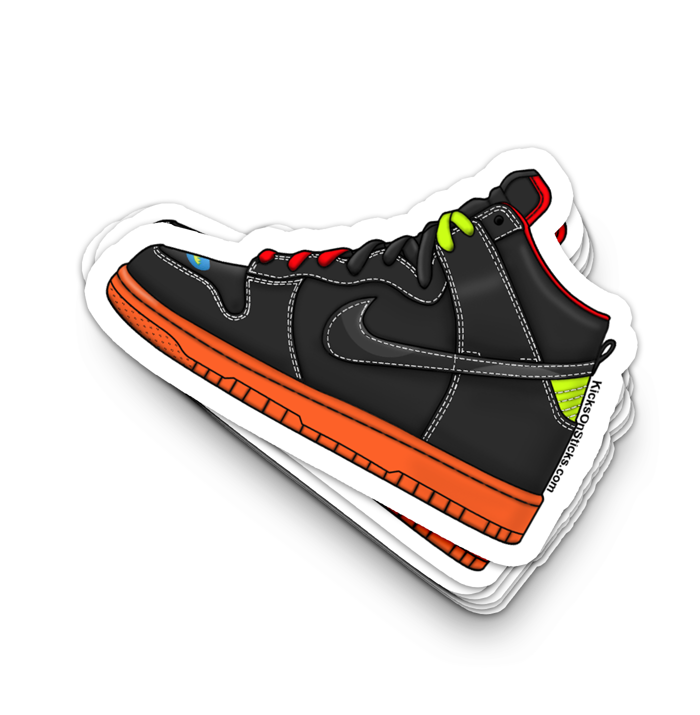 Dunk High "Cassette Playa" Sneaker Sticker