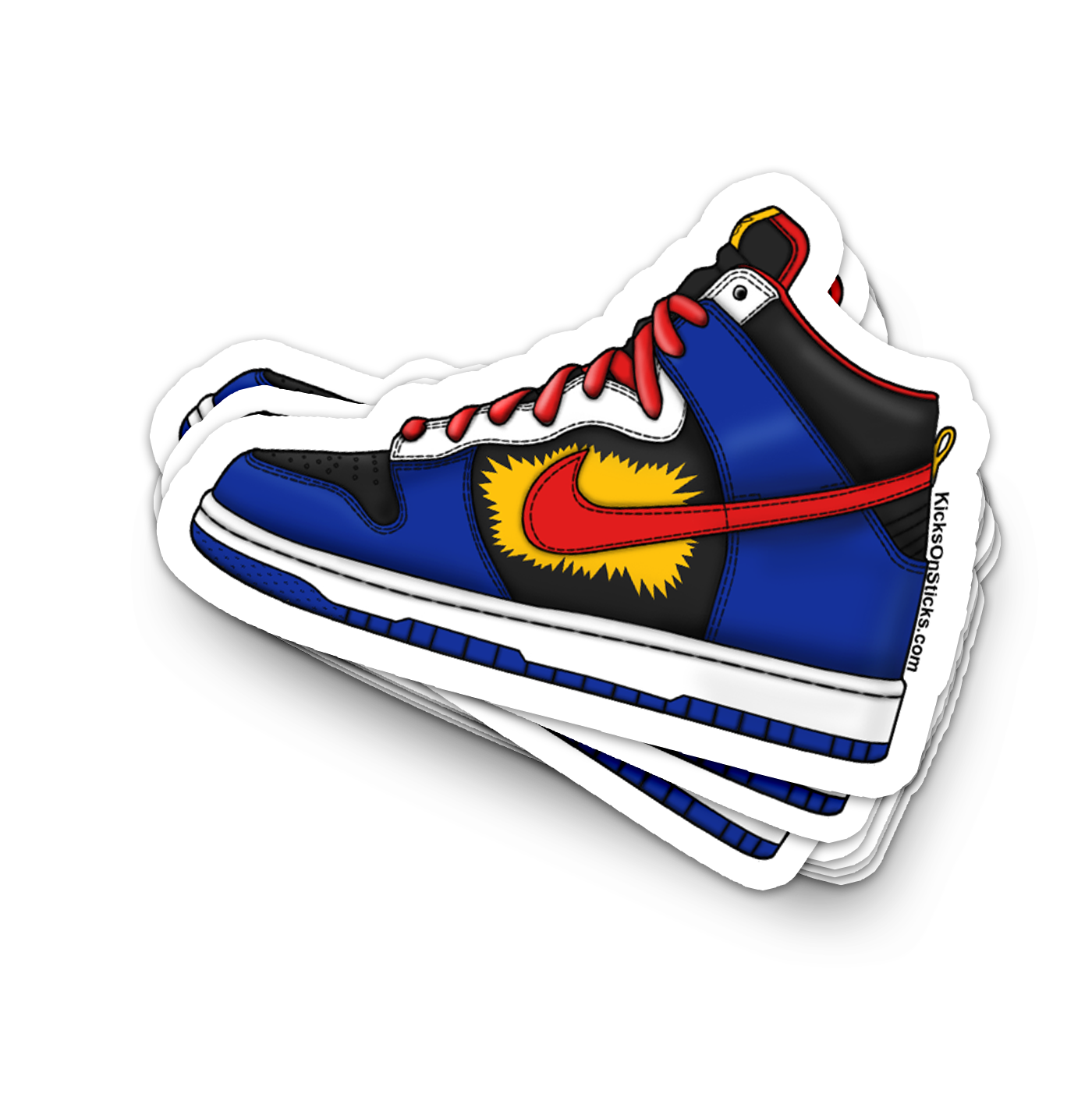 SB Dunk High "Comic" Sneaker Sticker
