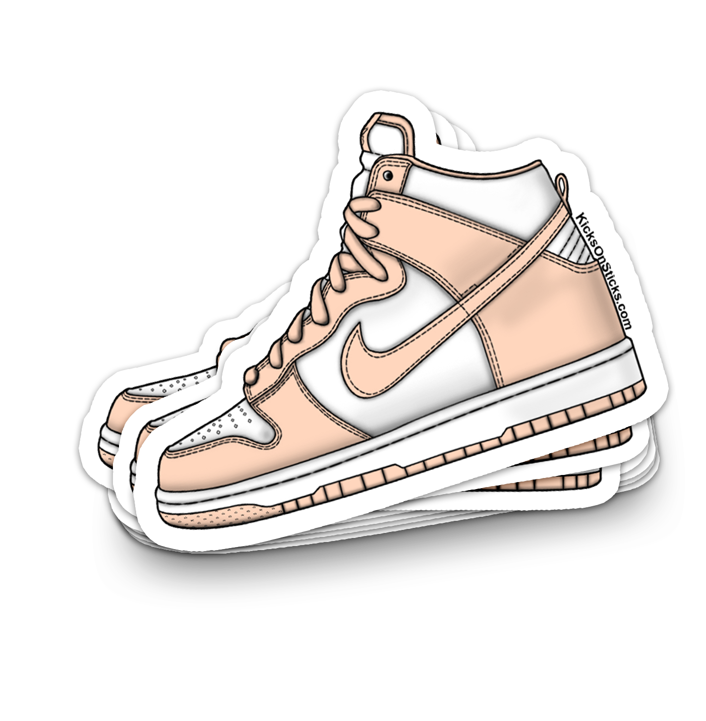 Dunk High "Crimson Tint" Sneaker Sticker
