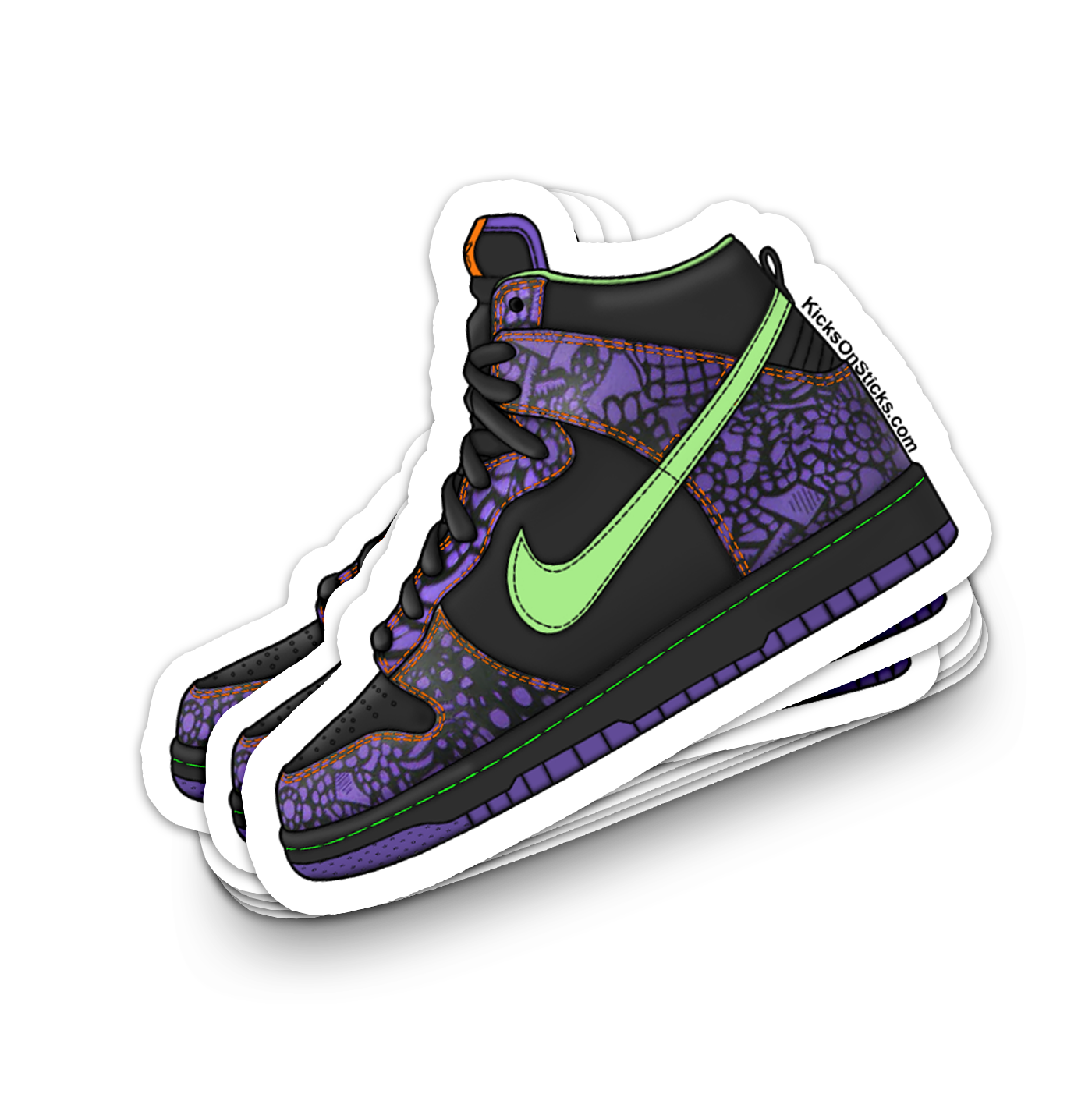 Dunk High "DOTD" Sneaker Sticker