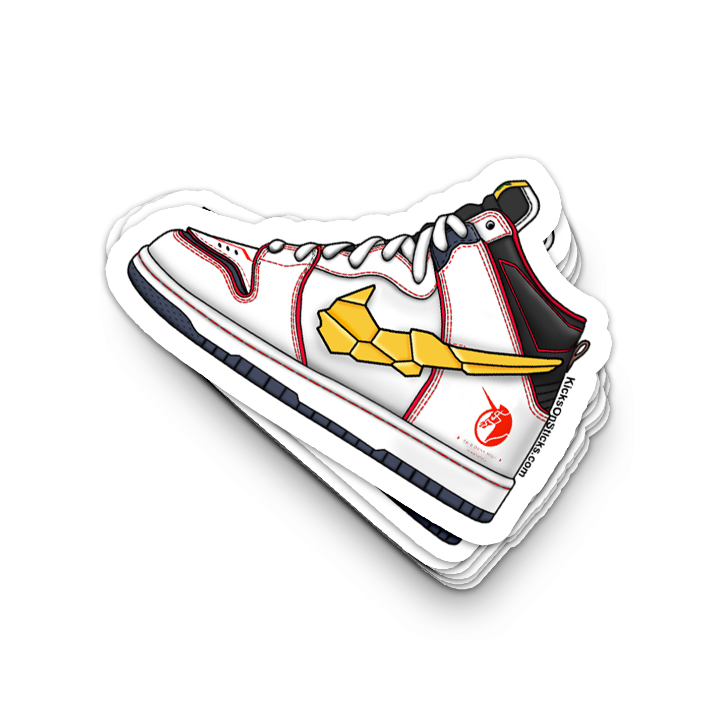 SB Dunk High "Gundam Unicorn" Sneaker Sticker
