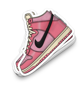 Dunk High "Hoops Pink" Sneaker Sticker