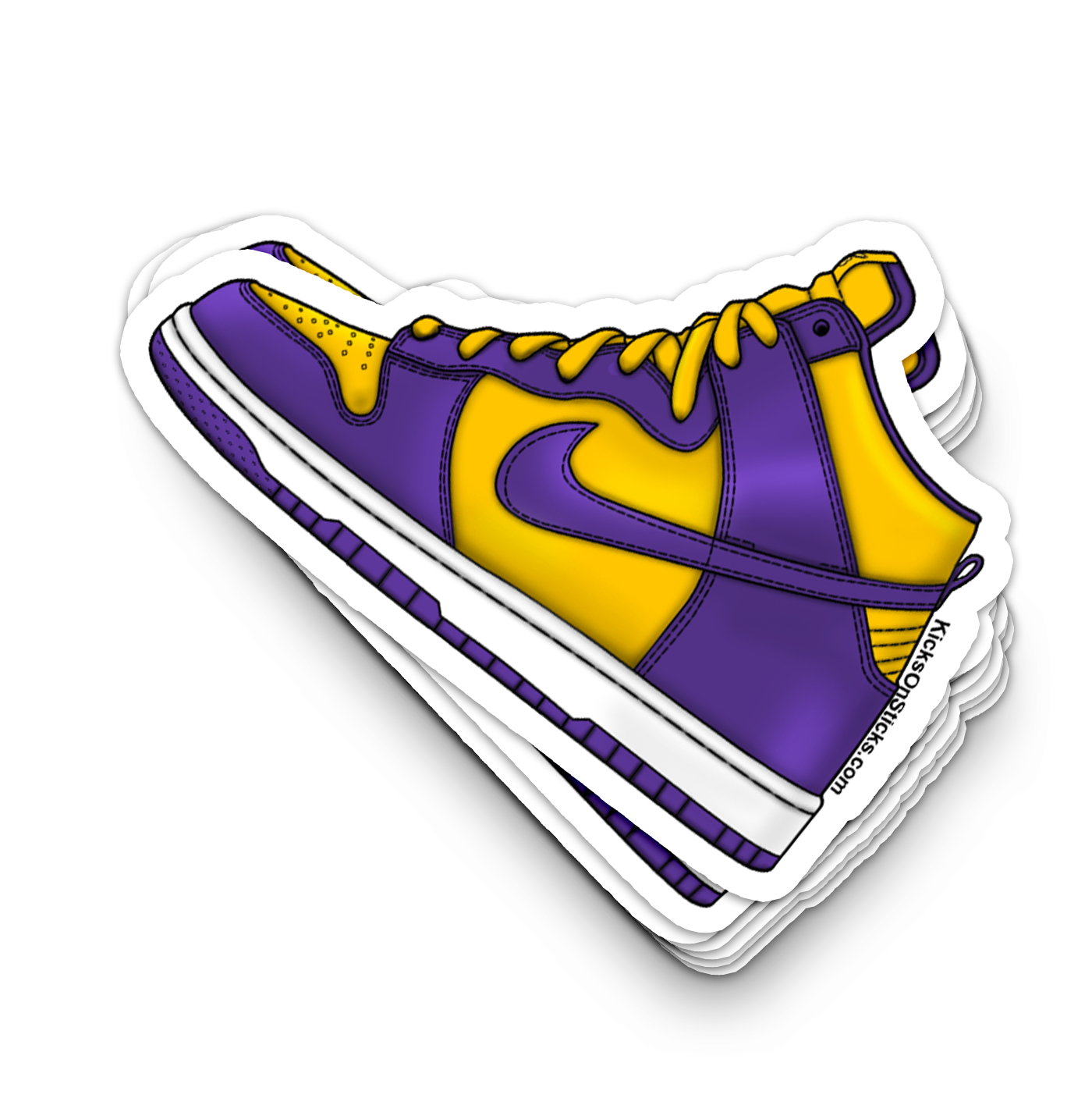 Dunk High "Lakers 2022" Sneaker Sticker