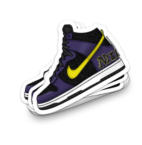 Dunk High "EMB Lakers" Sneaker Sticker