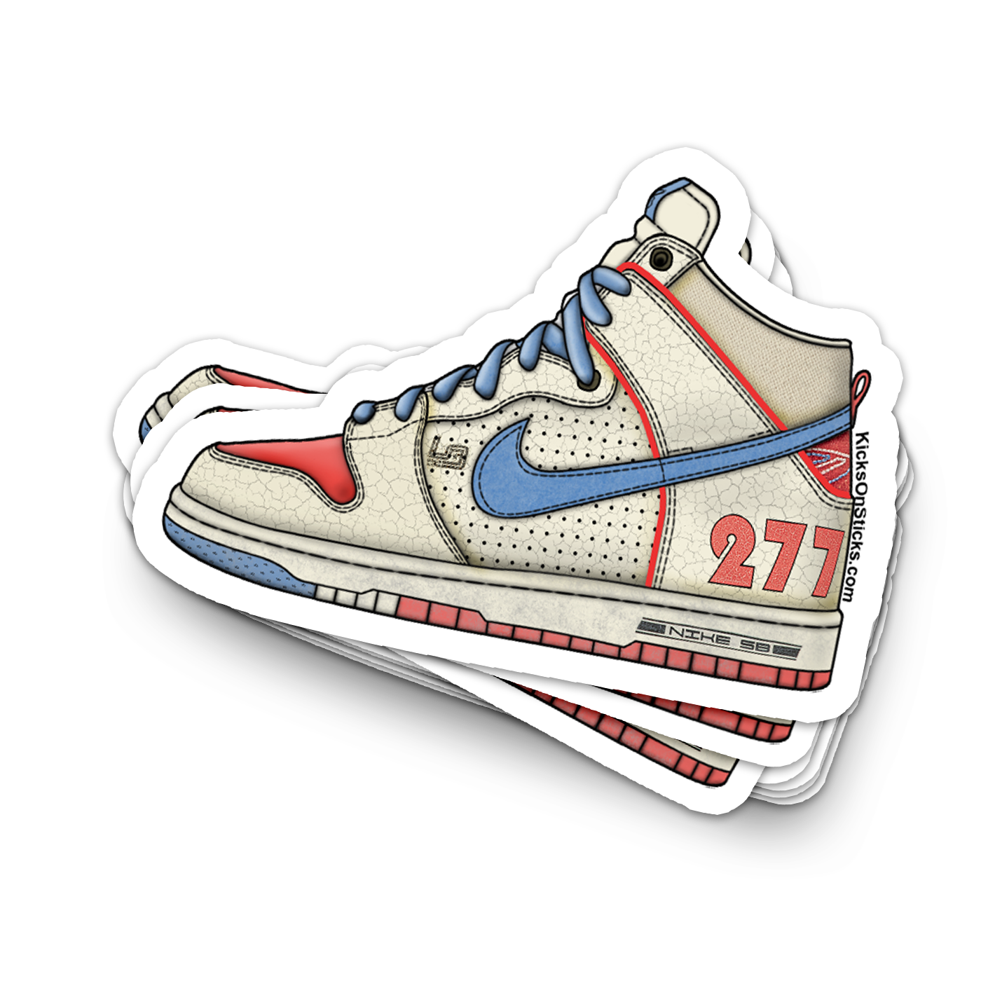 SB Dunk High "Magnus Walker" Sneaker Sticker
