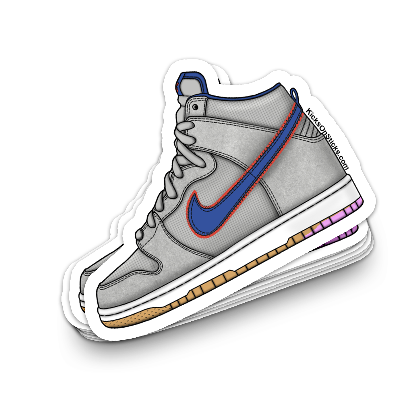 SB Dunk High "Mets" Sneaker Sticker