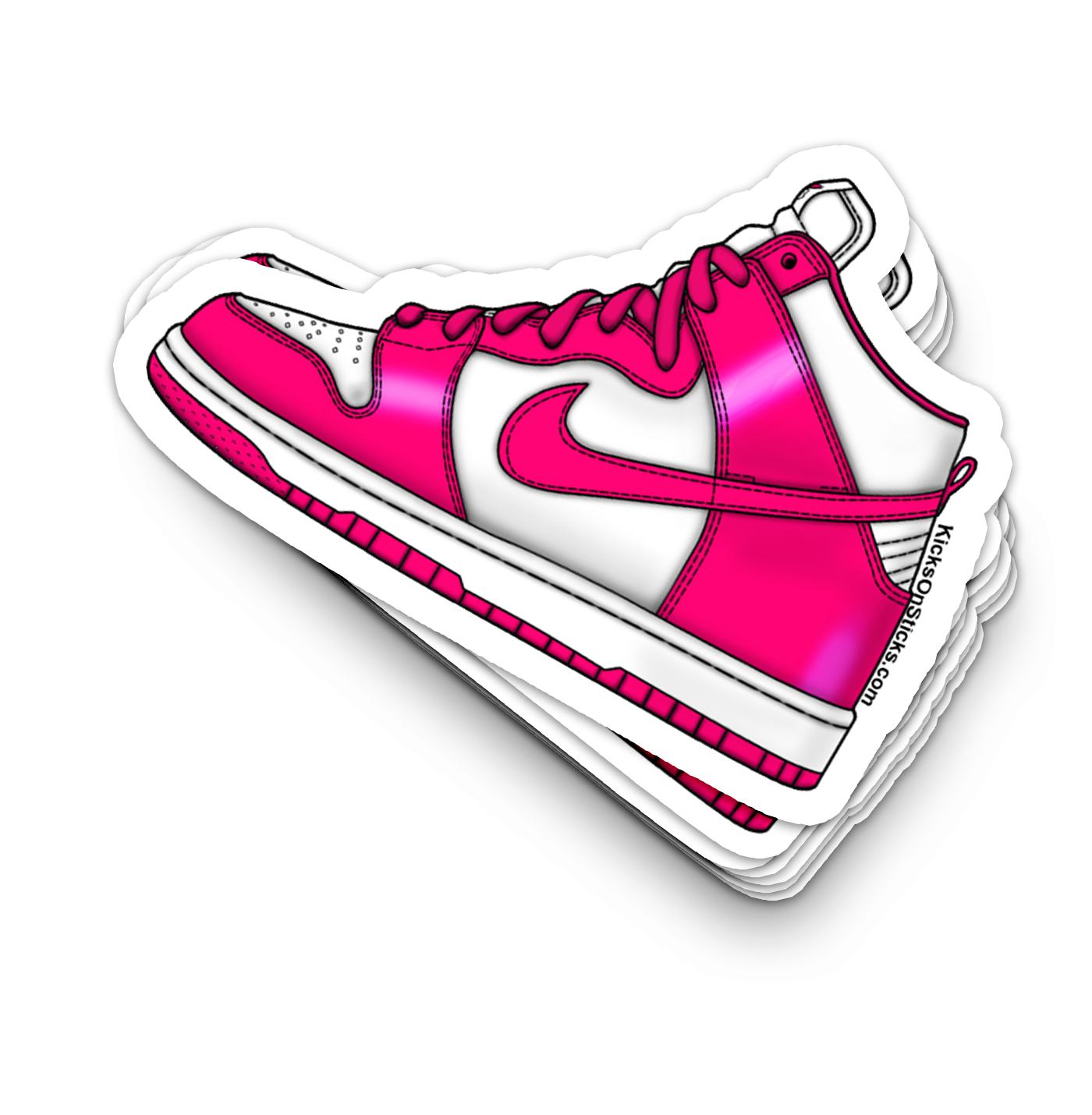 Dunk High "Prime Pink" Sneaker Sticker