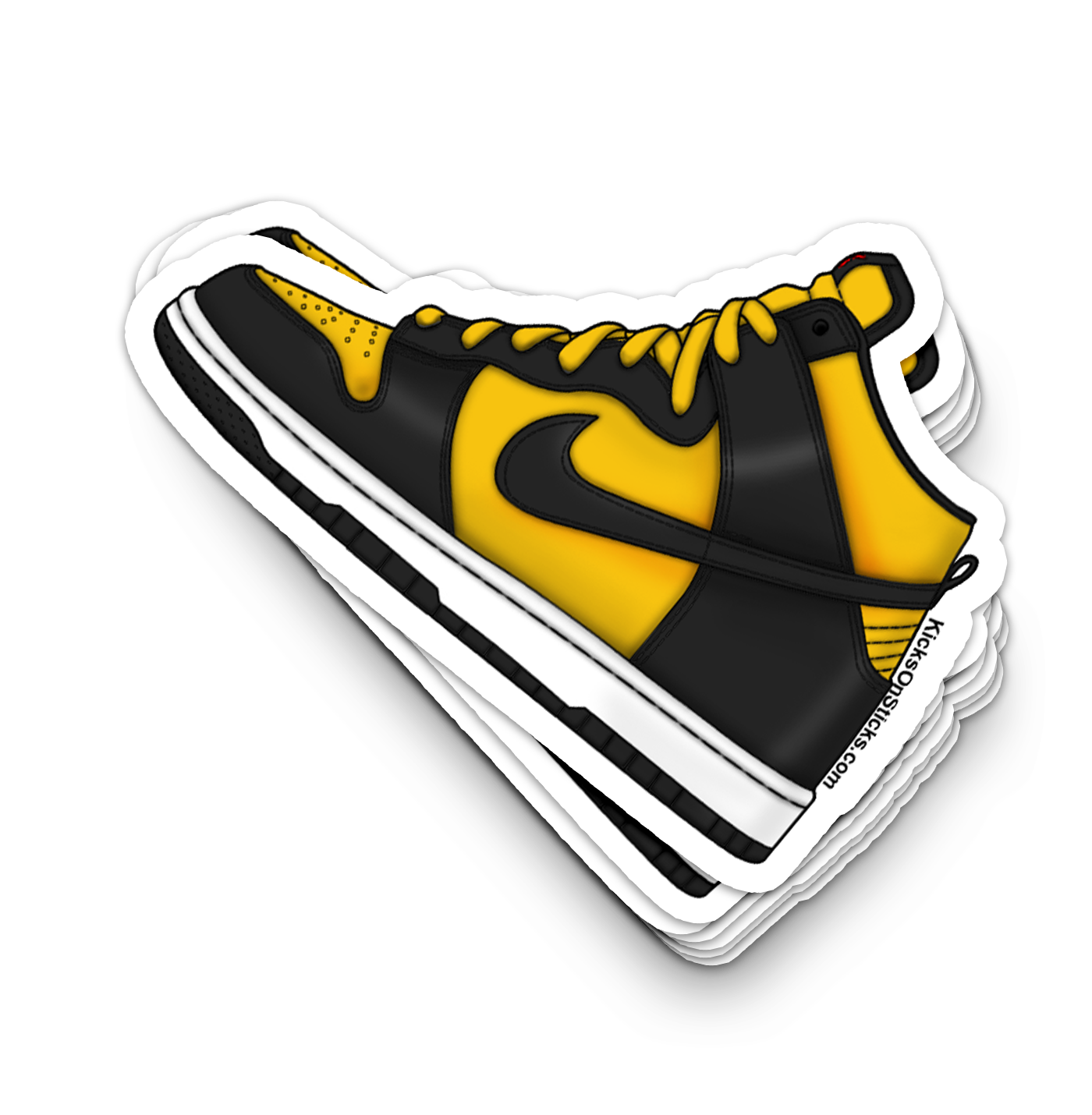 Dunk High "Reverse Goldenrod" Sneaker Sticker