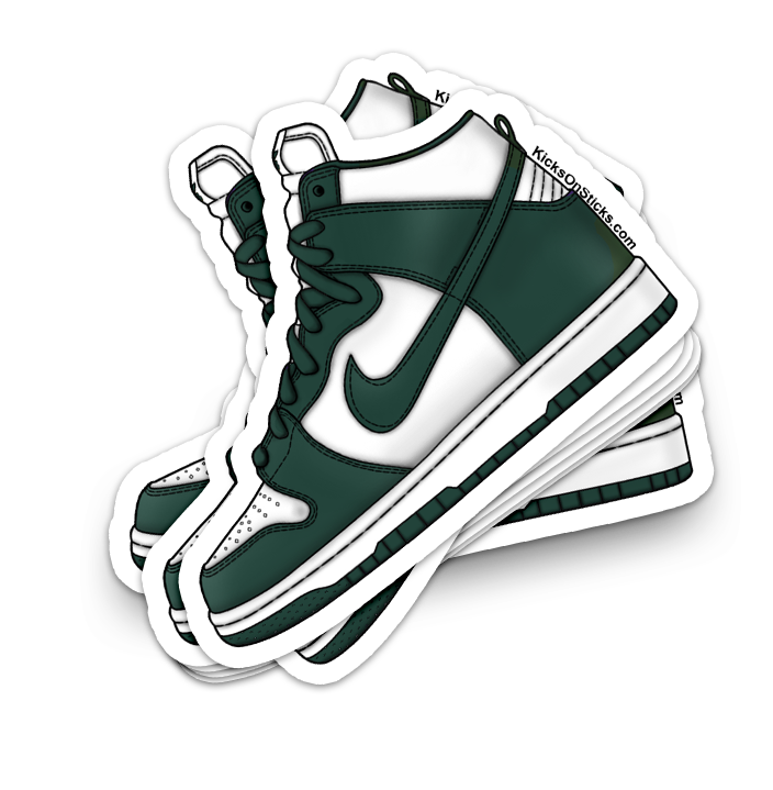 Dunk High "Spartan Green" Sneaker Sticker