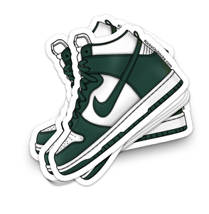 Dunk High "Spartan Green" Sneaker Sticker