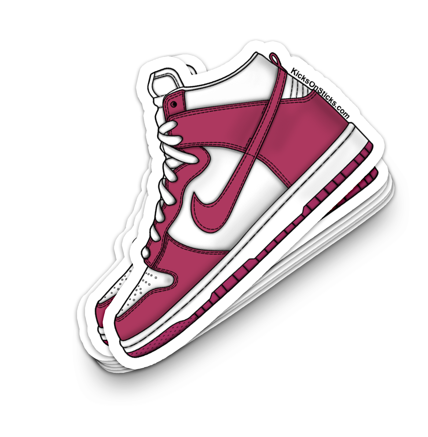SB Dunk High "ISO Sweetbeet" Sneaker Sticker