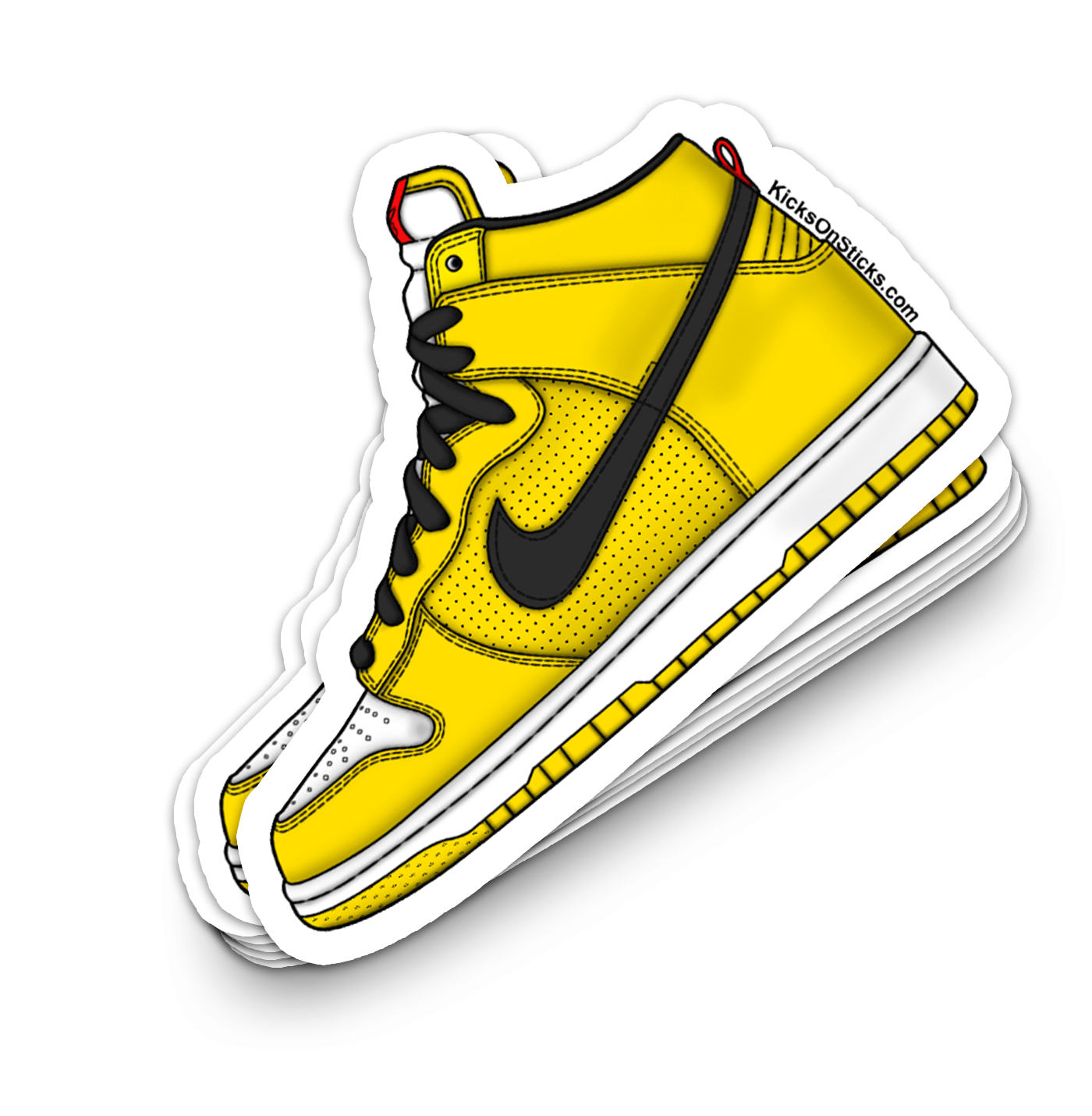 SB Dunk High "Wet Floor" Sneaker Sticker