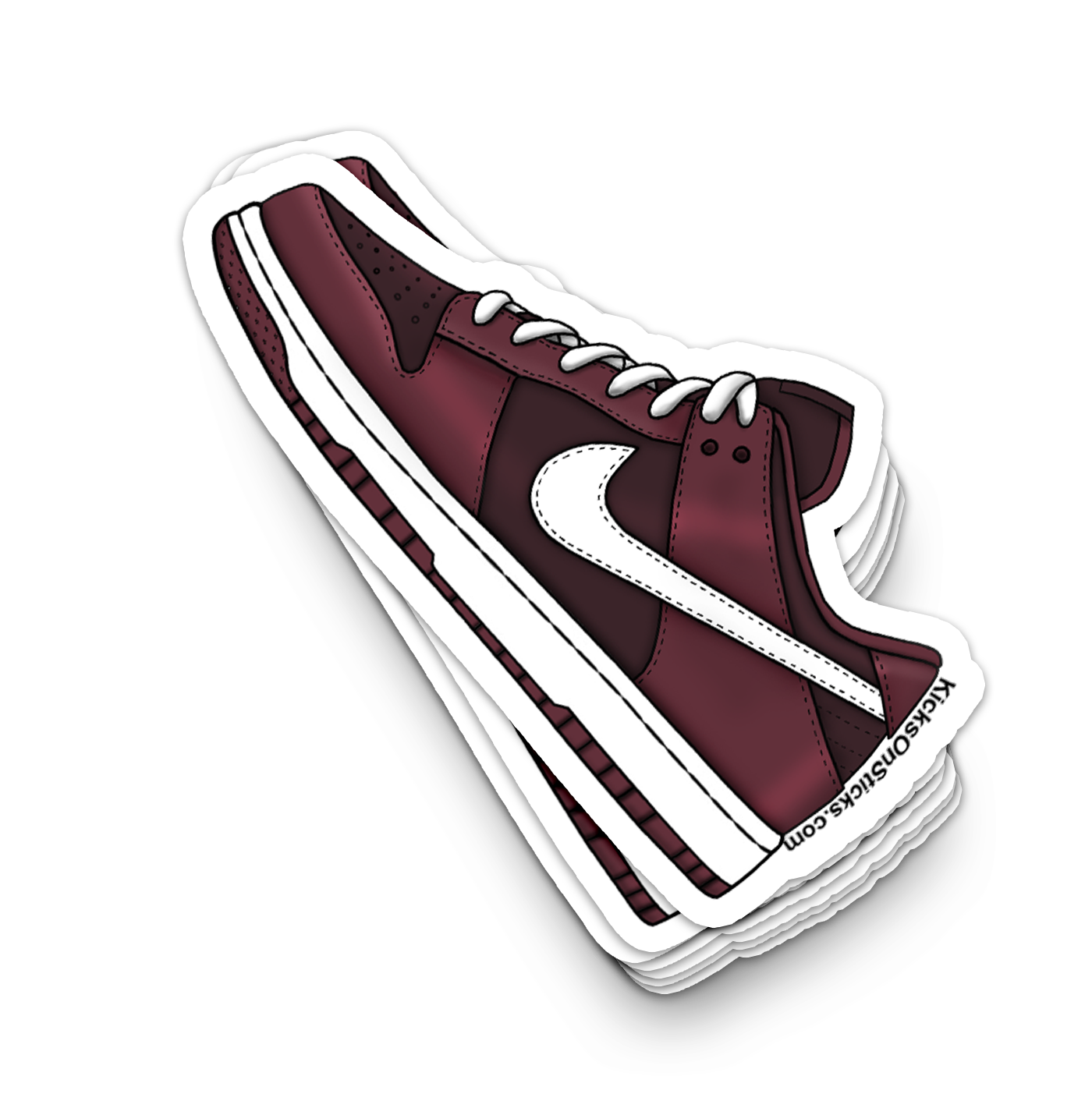 Dunk Low "Beetroot" Sneaker Sticker