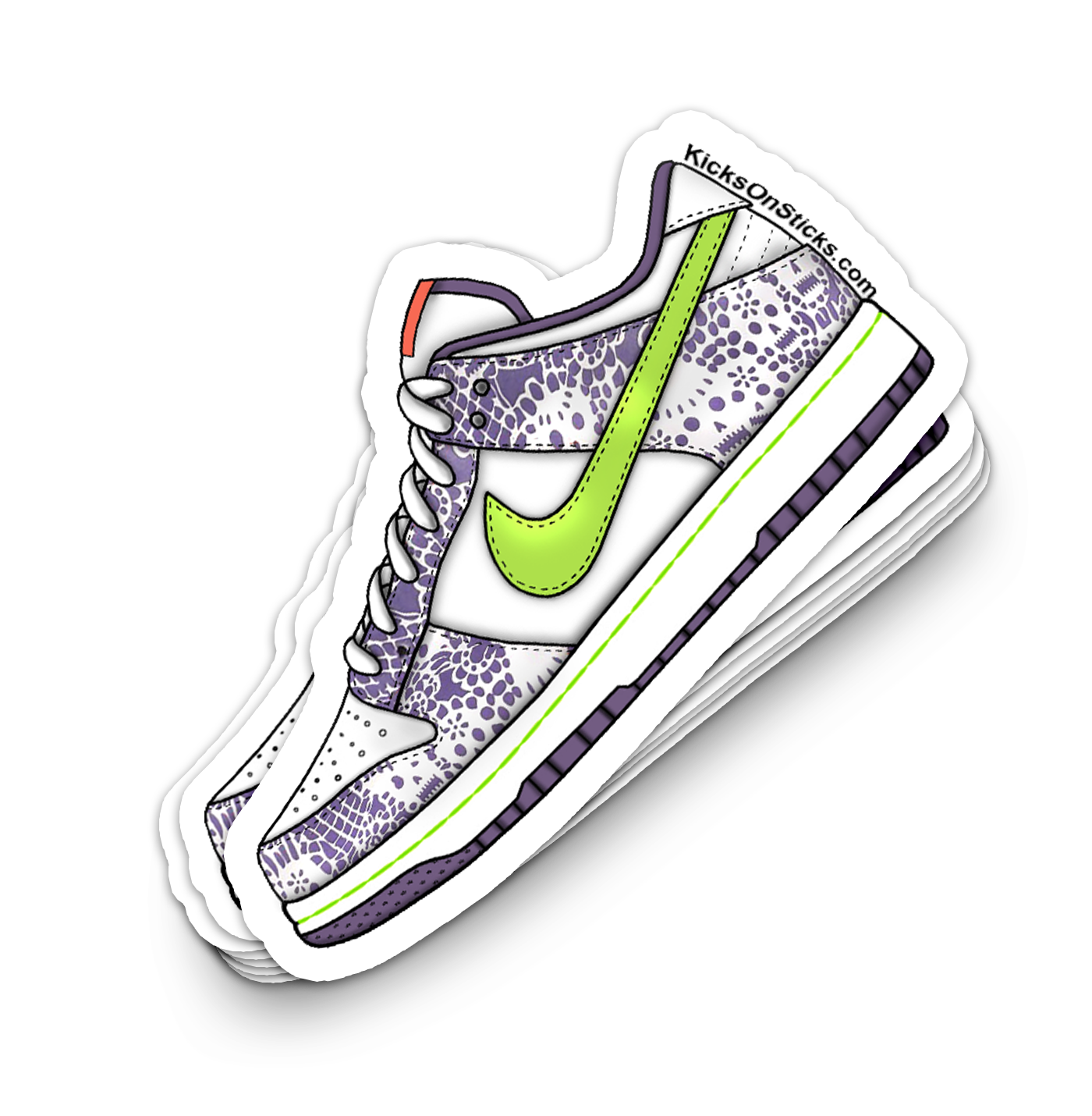 Dunk Low "DOTD" Sneaker Sticker