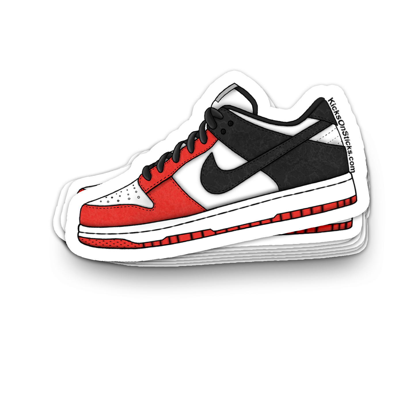 Dunk Low "EMB Bulls" Sneaker Sticker