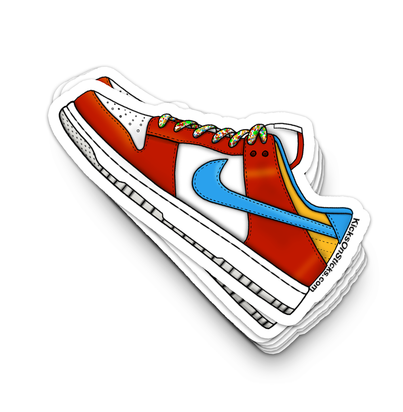 Dunk Low "Fruity Pebbles" Sneaker Sticker