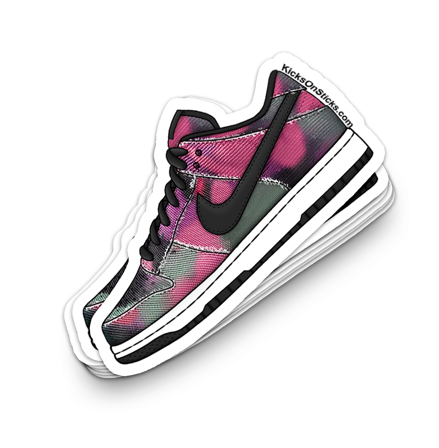 Dunk Low "Graffiti" Sneaker Sticker