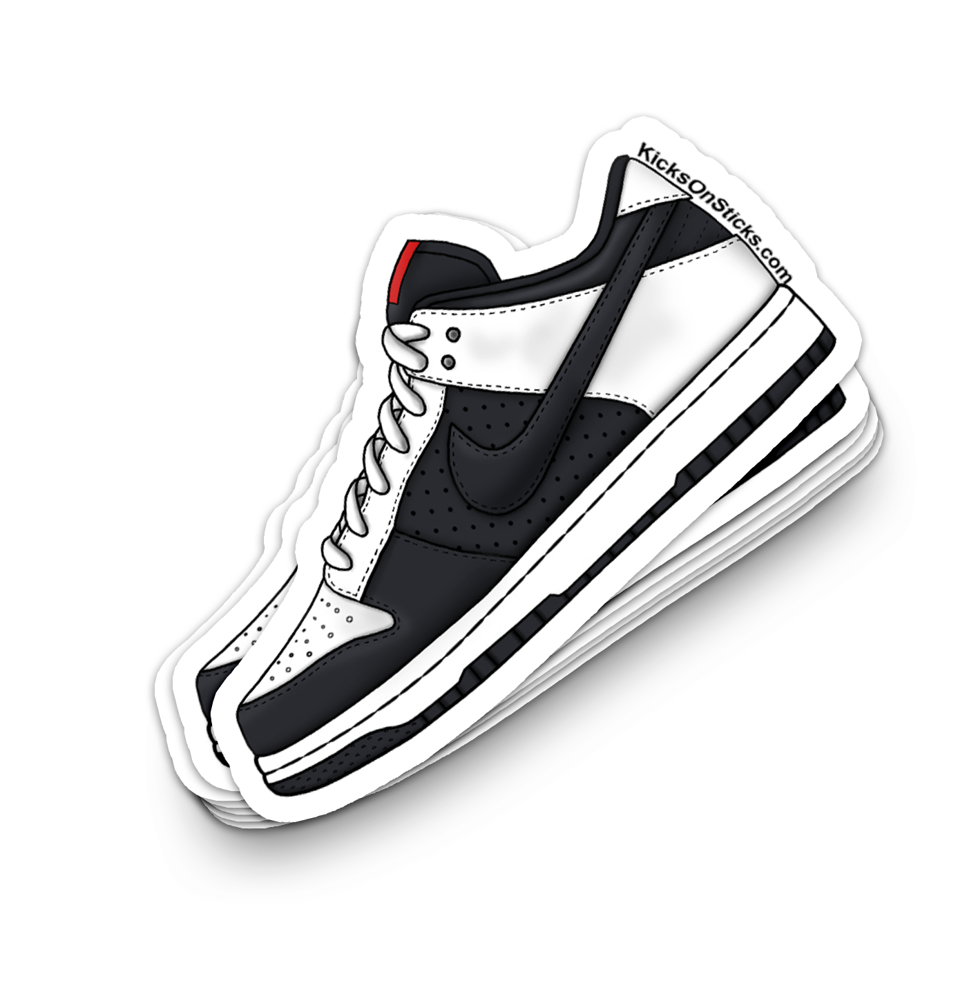 Dunk Low "Jordan Pack 8 Obsidian" Sneaker Sticker