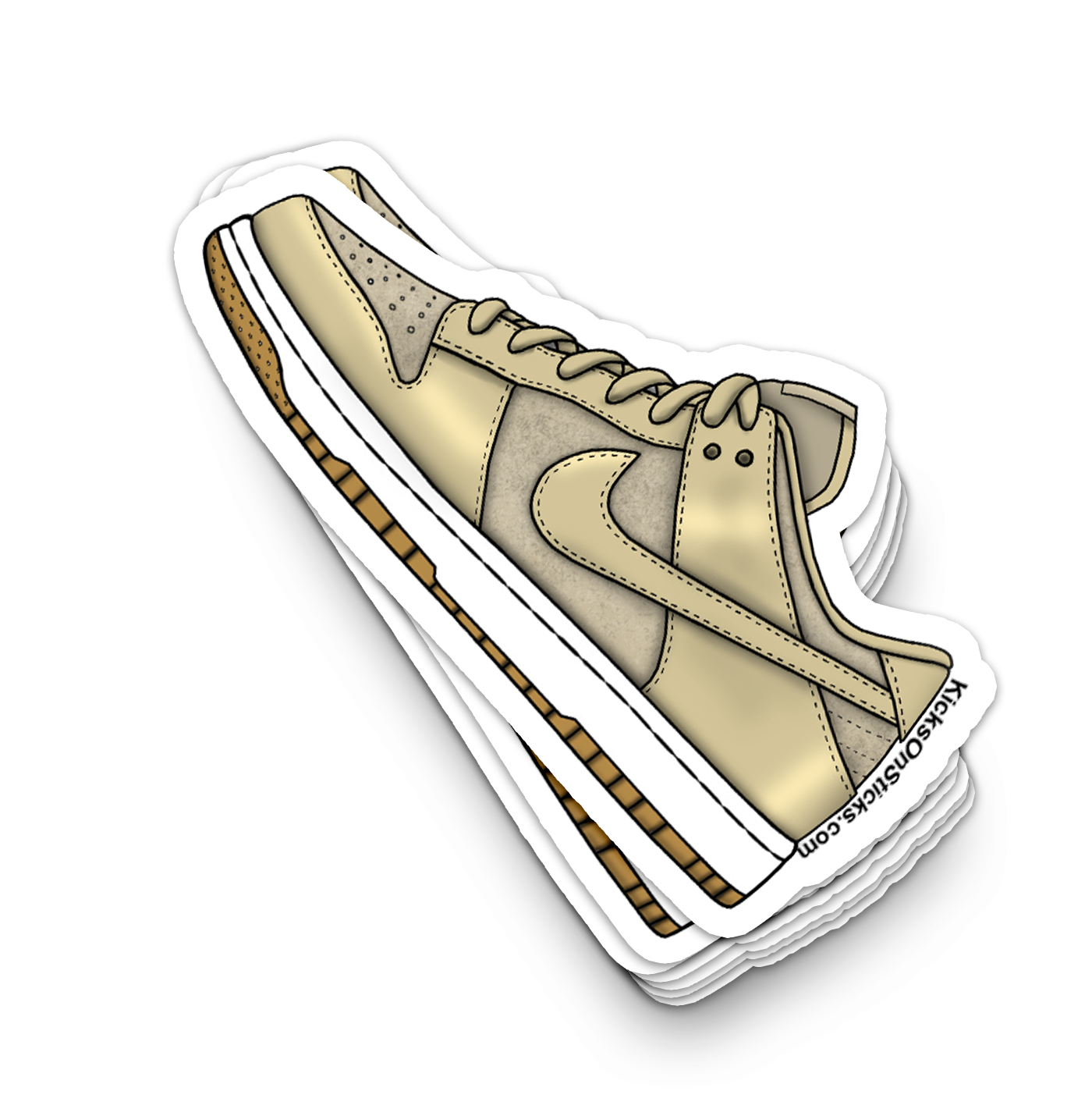 Dunk Low "Khaki Gum" Sneaker Sticker