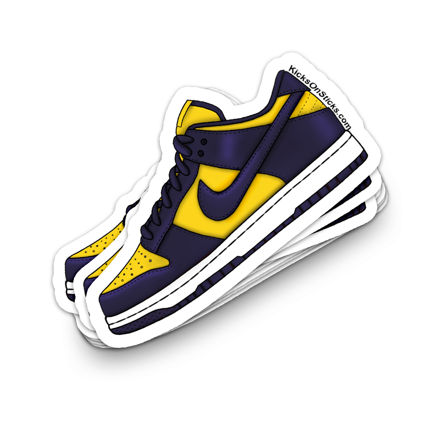 Dunk Low "Michigan" Sneaker Sticker