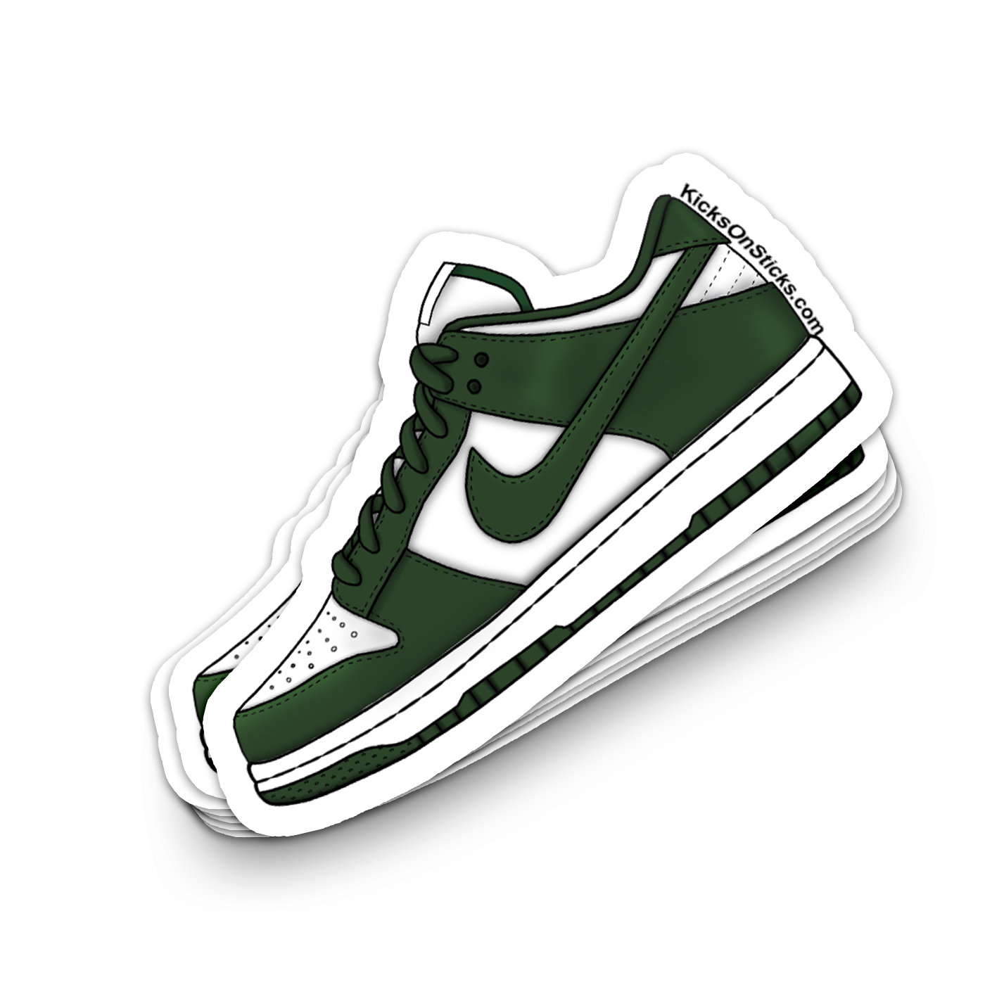 Dunk Low "Michigan State Green" Sneaker Sticker