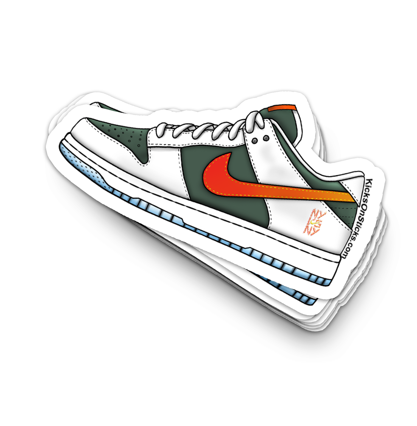 Dunk Low "NY vs NY" Sneaker Sticker