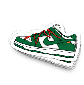 Dunk Low "Off-White Pine Green" Sneaker Sticker