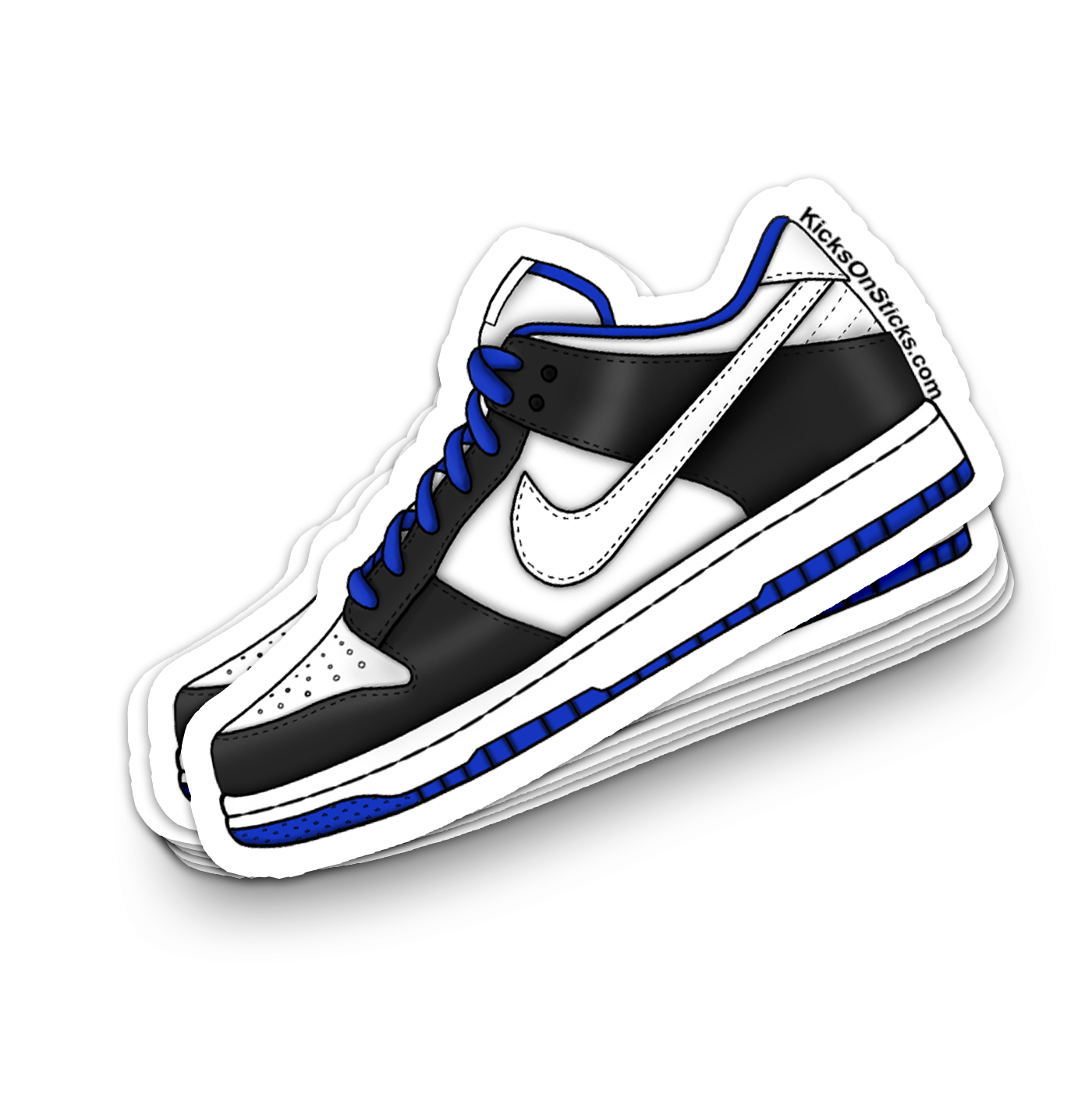 Dunk Low "Panda Royal" Sneaker Sticker