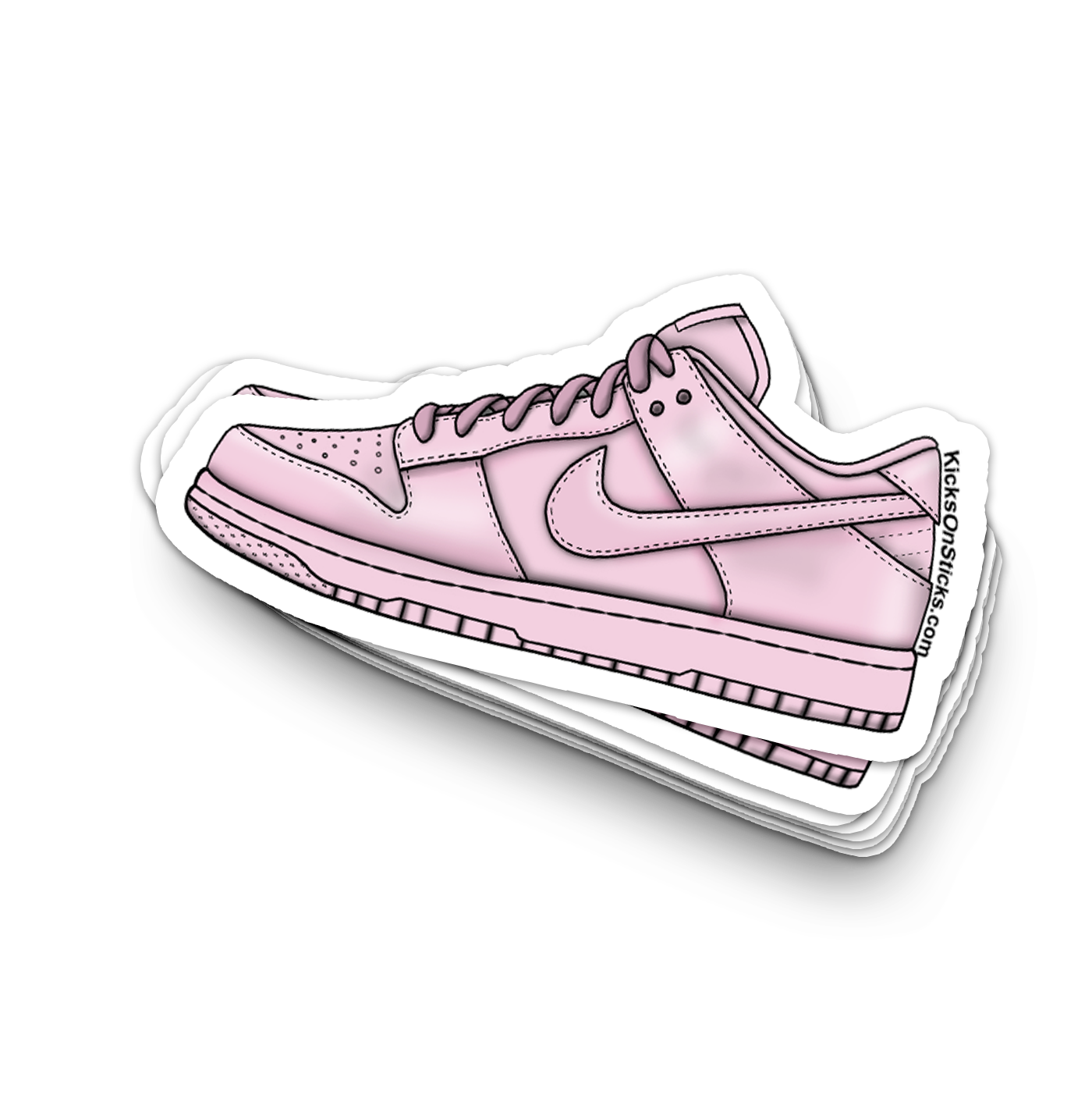 Dunk Low "Pink Prism" Sneaker Sticker