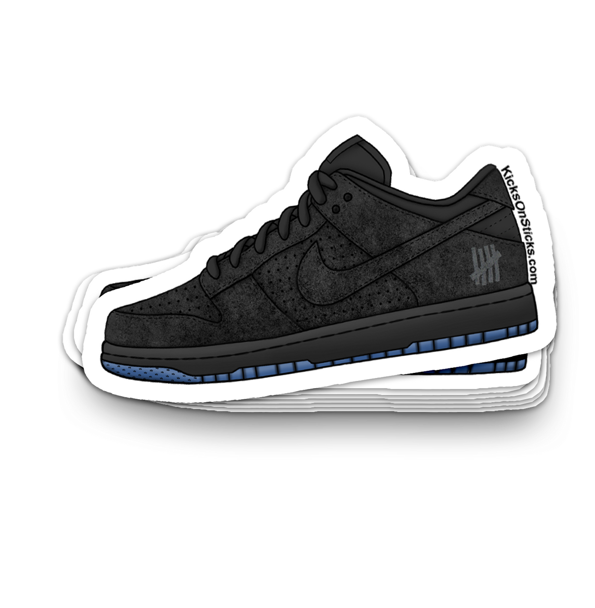 nike dunk low undefeated black
