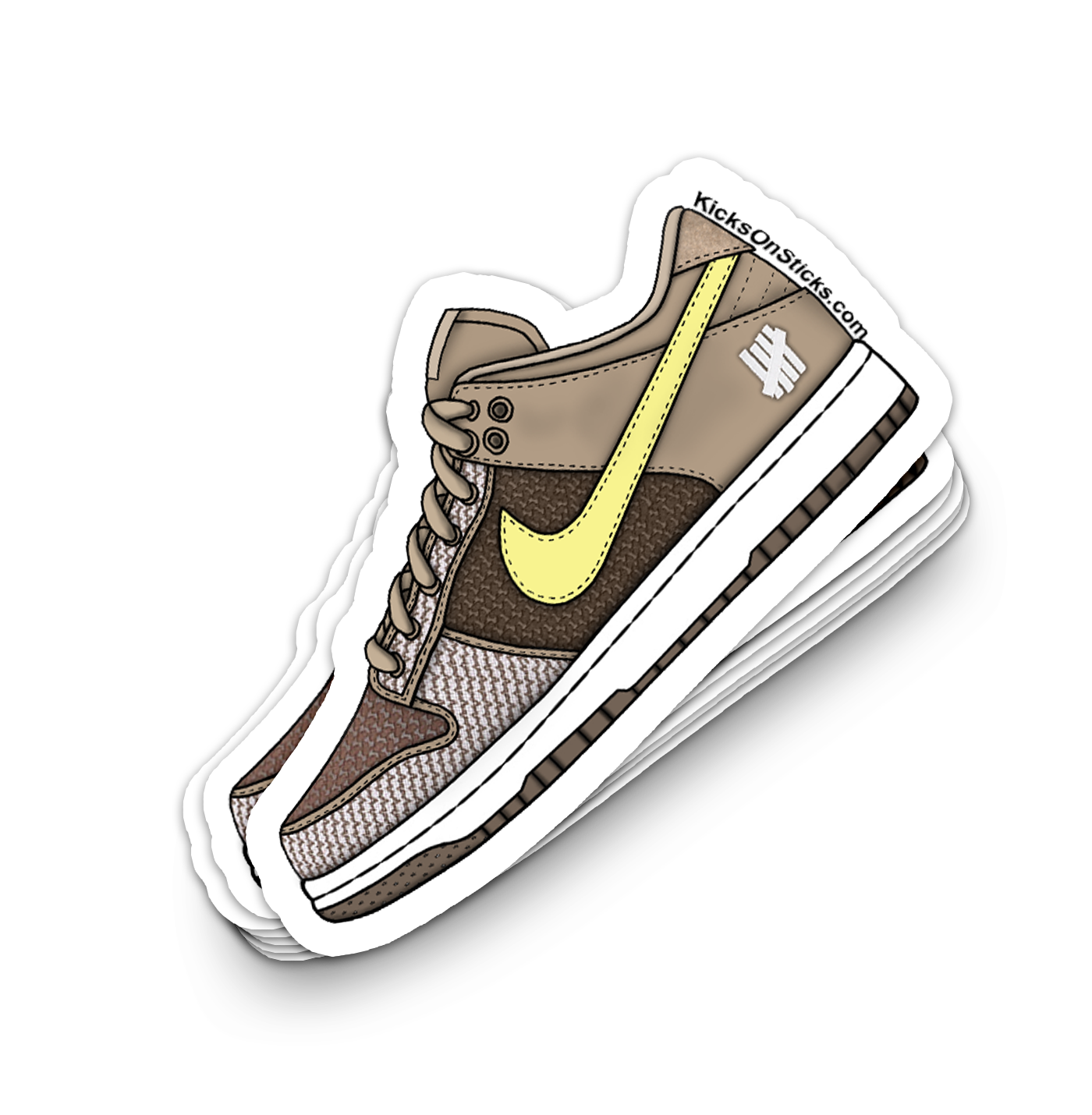 Dunk Low "Undefeated Canteen" Sneaker Sticker