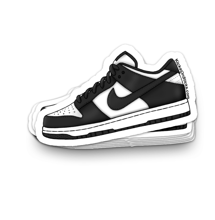 Dunk Low "Panda" Sneaker Sticker