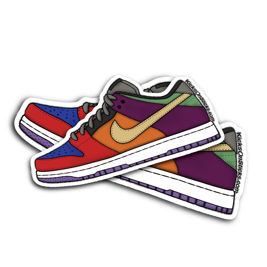Dunk Low "Viotech" Sneaker Sticker