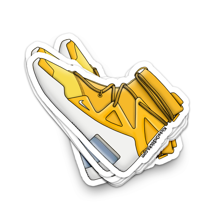 Air Fear of God "Amarillo" Sneaker Sticker