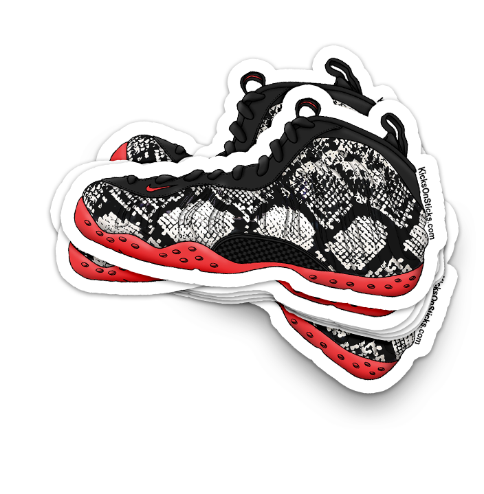 Foamposite "Albino Snake" Sneaker Sticker